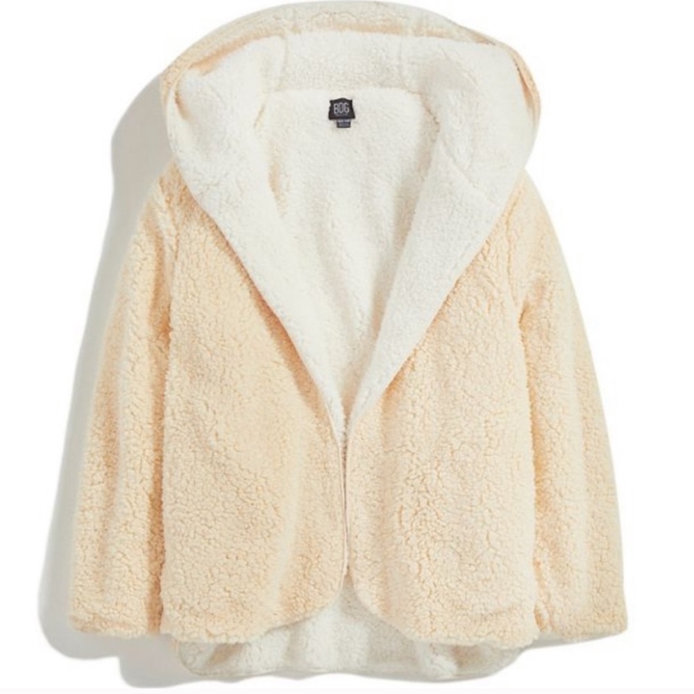 BDG Carmella Reversible Hooded Teddy Jacket